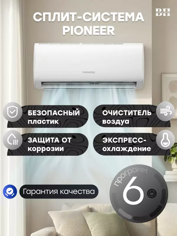 Сплит-система Pioneer KFR35FW/KOR35FW Afina R32